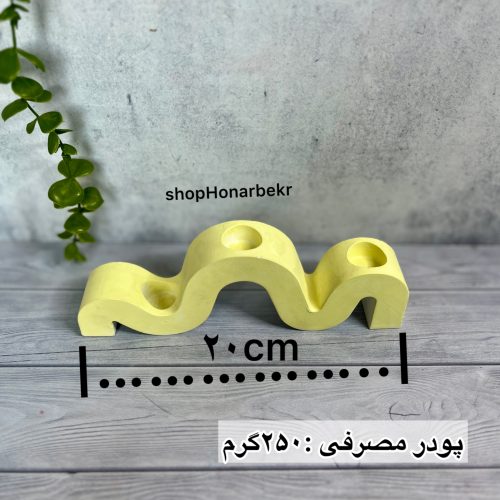 قالب سیلیکونی جاشمعی سه تایی