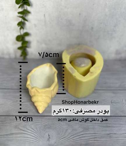 قالب سیلیکونی گوش ماهی2