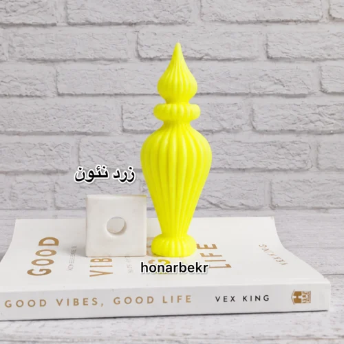 رنگ مکعبی زرد نئون