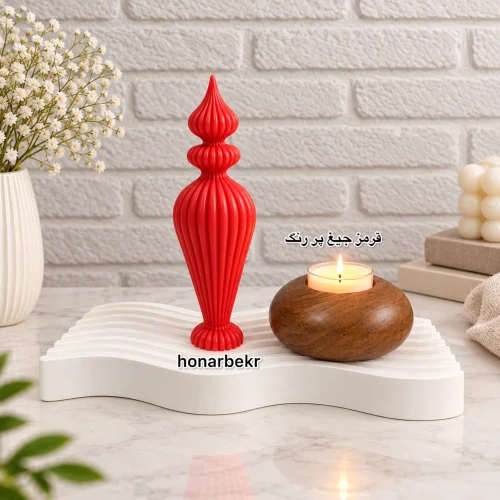 رنگ مکعبی قرمز جیغ پررنگ