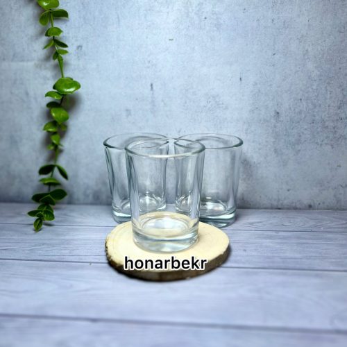 لیوان شیشه ای ساده